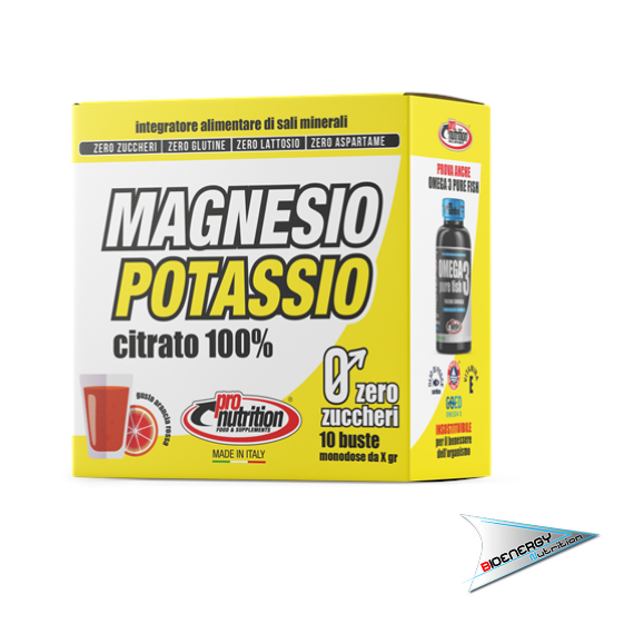 Pronutrition-MAGNESIO E POTASSIO  10 Bustine Arancia Rossa  